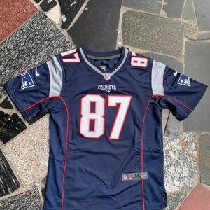 NFL Navy and Gray Men's Polo Shirt